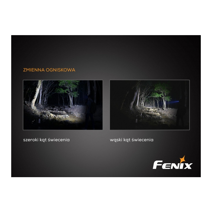 Latarka diodowa Fenix FD41 w zestawie z akumulatorem USB 2600 mAh